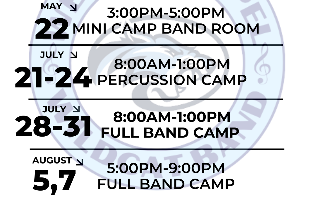 Upcoming Band Events