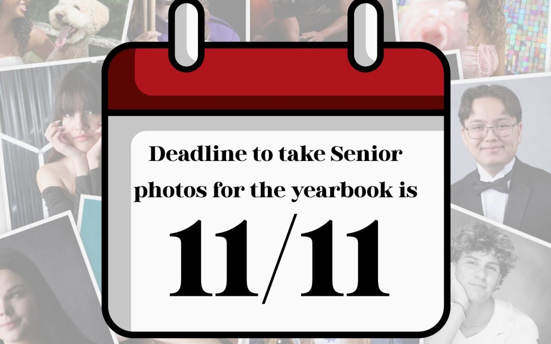 Senior Portrait Deadline – November 11