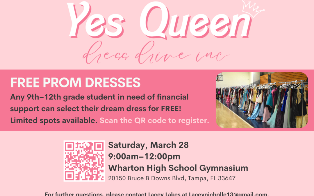 🎉 Yes Queen Dress Drive – Free Prom Dresses for Students!