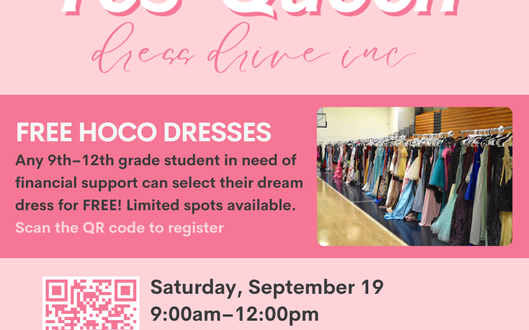 YES QUEEN – FREE HOMECOMING DRESSES